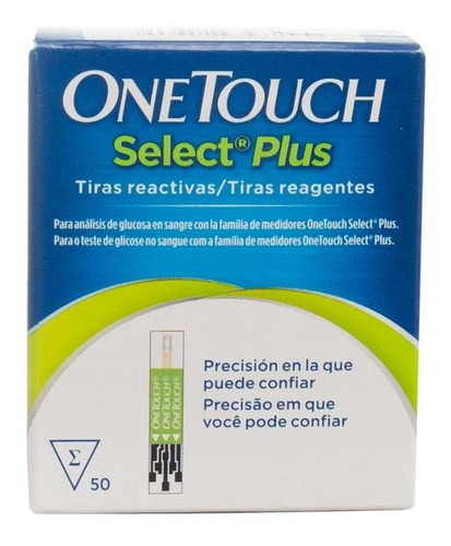 Tiras Reactivas Para Glucosa 25 Pzs Select Plus - One Touch