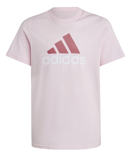 Remera adidas Essentials Logo Rosado - Ib8777