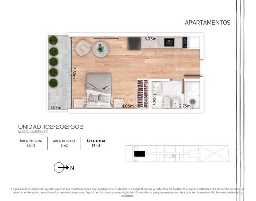 Monoambiente En Pozo En Malvin Cercano A Rambla Id 6187