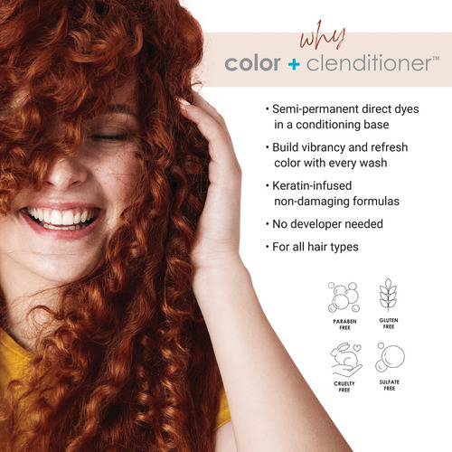 Tinte Para El Cabello Keracolor Clenditioner Auburn 350 Ml S