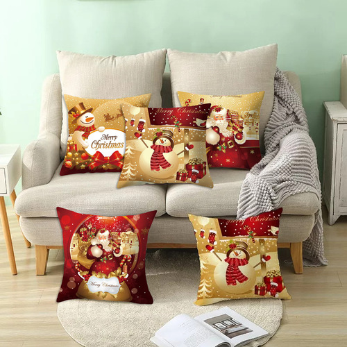 4 Pcs Adornos Navideño Cojines Navideños Decoracion Navidad