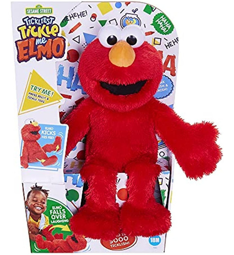 Barrio Sésamo Tickliest Tickle Me Elmo Riendo, Hablando, Pel