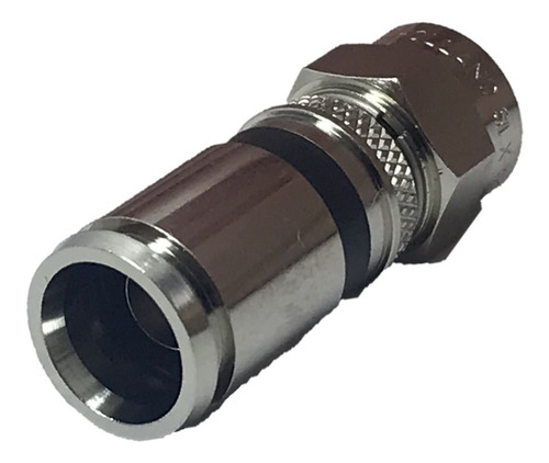 Conector Rg6 Compresion P/ Cable Coaxil Pack X 10