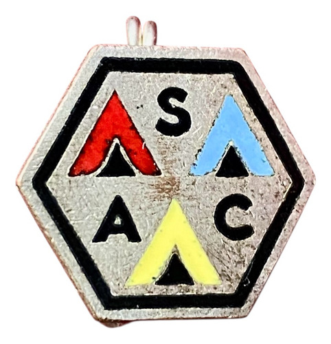 Pin Prendedor Escudo Asc Complejo Campamento Plateado Escudo (Usado)