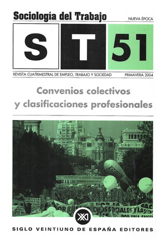 Convenios Colectivos Clasificaciones Profesionales / S T 51