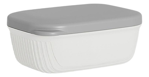 Jabonera W De Viaje Con Tapa, Caja De Jabón De Doble Capa Dr
