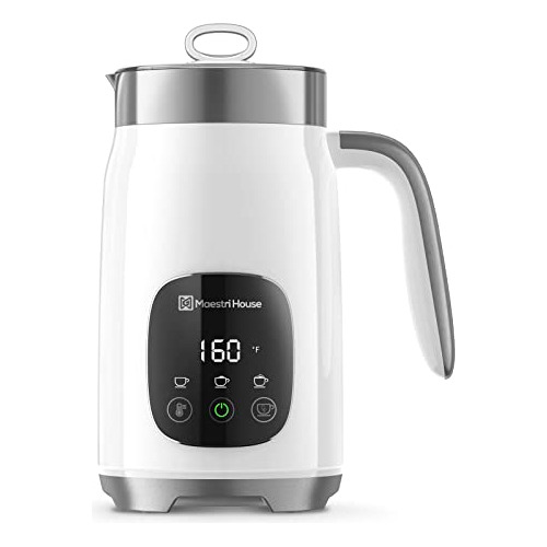 Large Capacity Smart Adjustable Integrated Milk Frother...