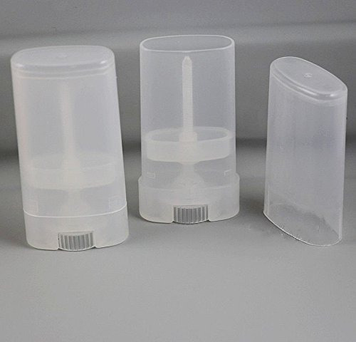 Goege 15 Ml Clear Empty Plastic Recipientes Desodorante Oval