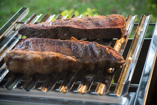 Grelha Inox Parrilheira Argentina Picanha 55x50 Picanheira