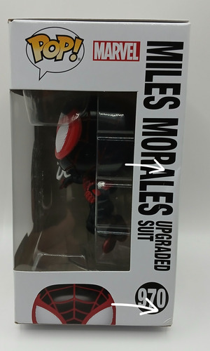 Funko Pop Miles Morales Upgraded Suit 970 Spider Man 2 Gamer (Usado)