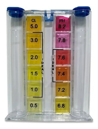 Kit Teste Medidor De Ph E Cloro Para Água De Piscina Donatti