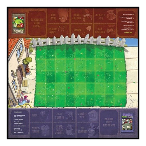 Juego De Mesa Risk Plants Vs. Zombies Usaopoly Con 2 Ejércit