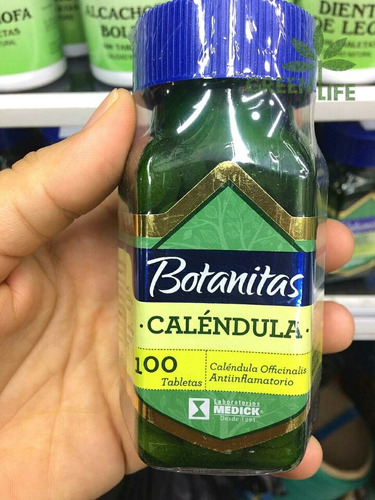 Calendula, Antiinflamatorio Natural X 100 Tabletas Botanitas