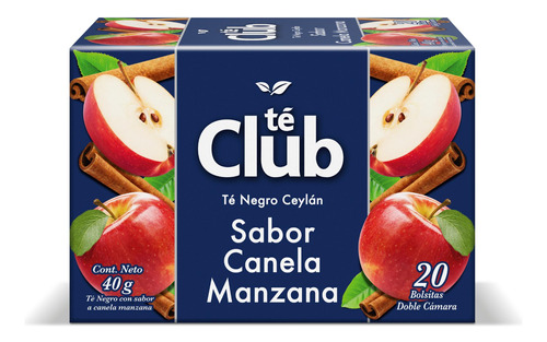 Te Club Manzana Canela 20 Bls