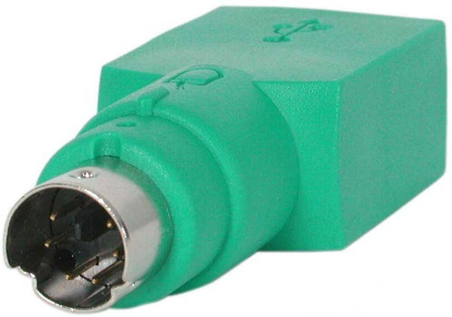 Adaptador Convertidor Para Mouse Usb A Ps/2 - Hembra A M /v Color Verde