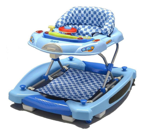 Andador E Centro De Atividades Baby Coupé Azul Burigotto