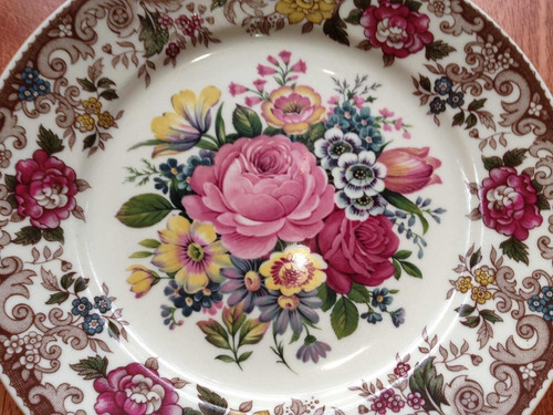 Plato De Porcelana Gloria Bayreuth Handwork Bavaria Germany