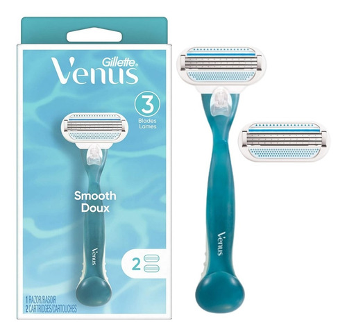 Imagen 1 de 1 de Maquina Gillette Venus Smooth Con Repuesto Orig Cincinnati