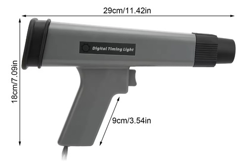 Pistola Lâmpada De Ponto Com Display Nova Top
