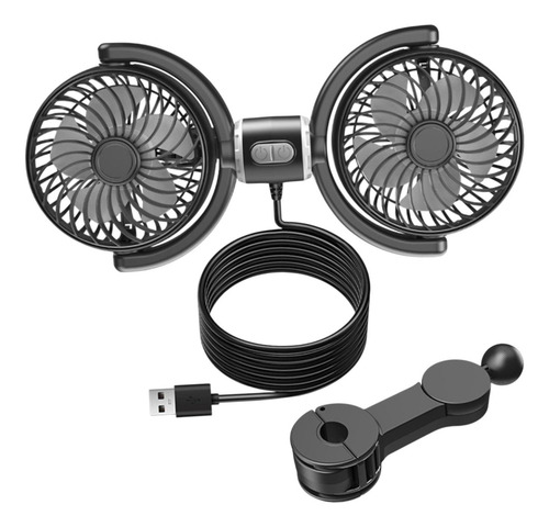 Ventilador De Doble Cabezal Del Asiento Trasero De