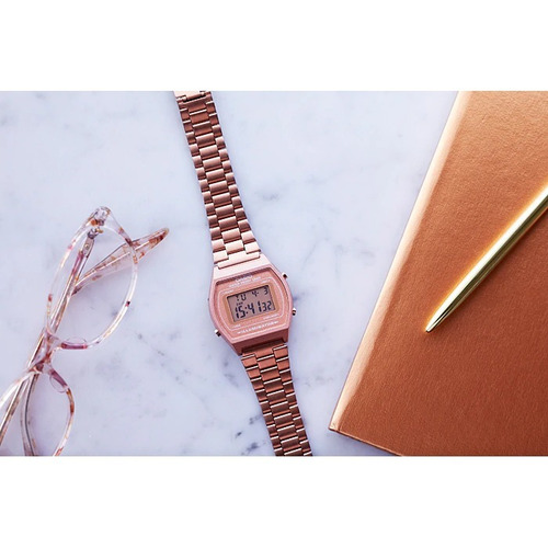 Reloj Casio B-640wc-5a Rose Vintage Casio Centro Gtia 2 Años
