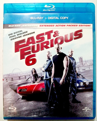 Rápidos Y Furiosos 6 Blu Ray Original Fast And Furious