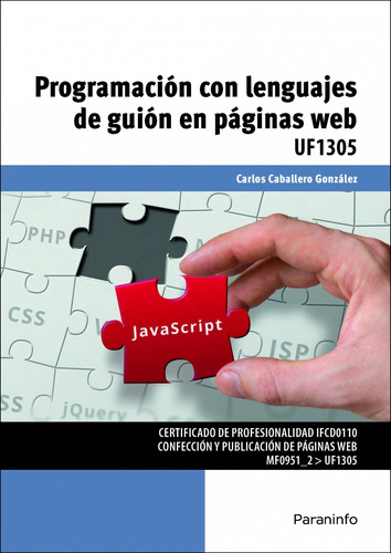 Libro Programación Con Lenguajes De Guión En Paginas Web