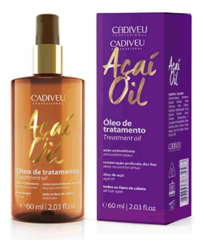 Cadiveu Açaí Oil Oleo De Tratamento 60ml C/valvula