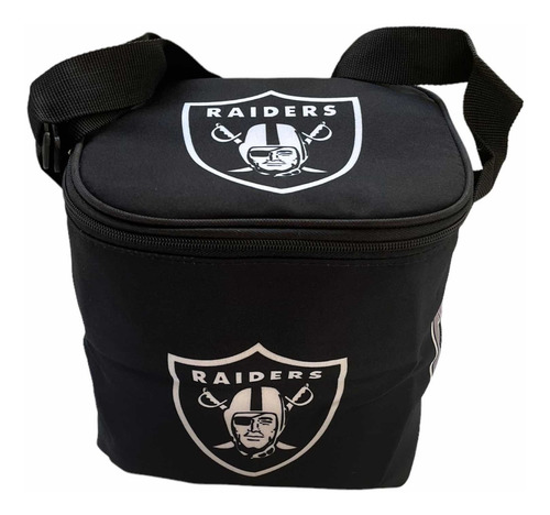 Hielera Raiders, Nfl , Termica Cap,9 Latas De 355 Ml