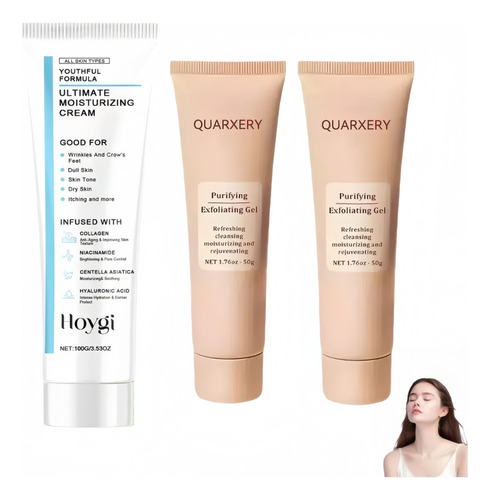 Z Gel Exfoliante Purificante Quarxery Y Cola Con Fórmula