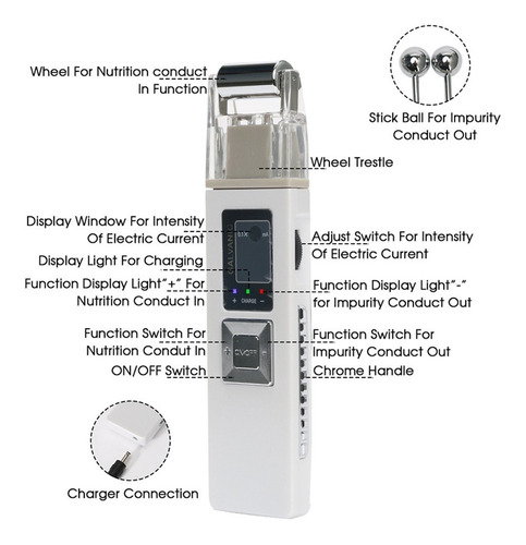 Mini Portable Galvanic Eyes Massage Usb Microcurrent Wrinkle