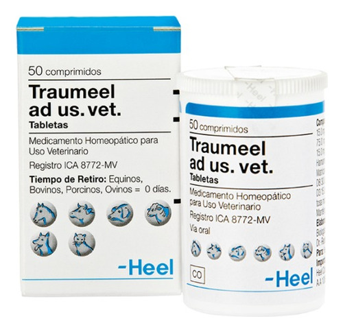 Suplemento Traumeel Para Perros Y Gatos - Inmunomodulador, P