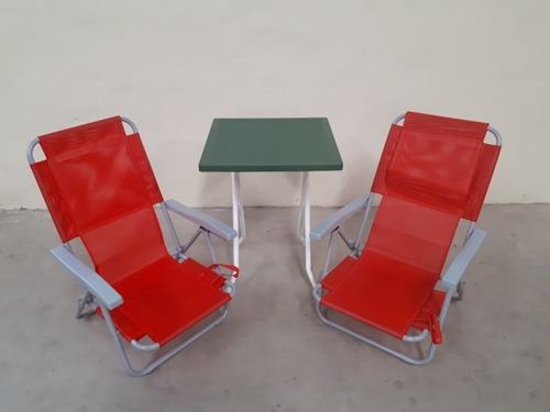 Combo 2 Sillones Bajos + Mesa De Bar