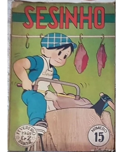 Antigo Gibi Sesinho N° 15 Raridade Completo Anos 40 (Usado)