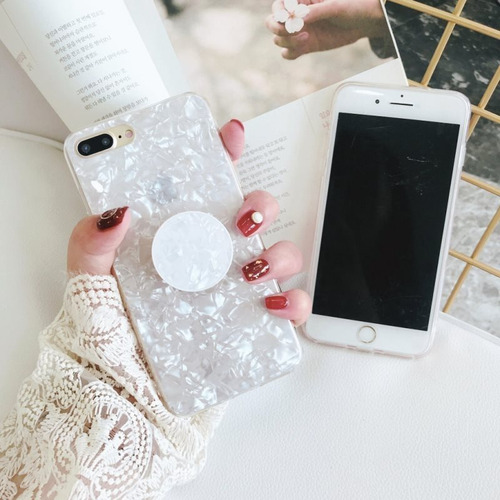 Case Marmol + Pop iPhone Galaxy Huawei Dama Hombre Mujer