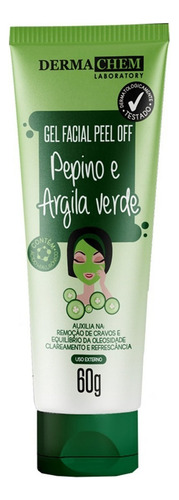Gel exfoliante de pepino y arcilla verde Dermachem para piel grasa