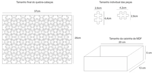 Quebra Cabeça Personalizado 150 peças 37x26cm