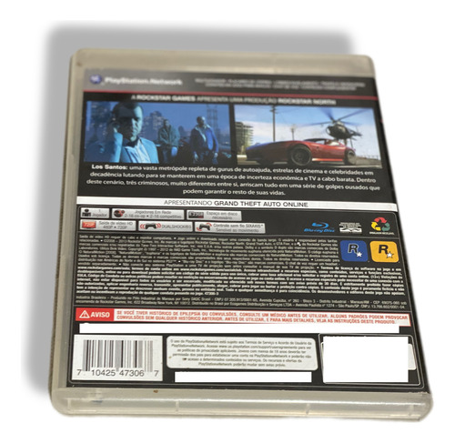 Gta 5 Completo Ps3 Legendado Pronta Entrega Fisico! (Recondicionado)