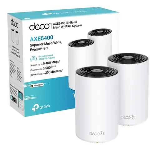 Router Wifi-6e Mesh Tp-link Deco Xe75 Tri-banda Axe5400 2kit