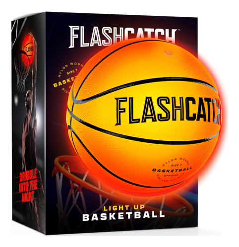 Basketball Flashcatch Ligh-up Glow In The Dark Para Niños
