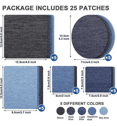 Juego Parches Termoadhesivos Para Ropa Multicolor Decoracion