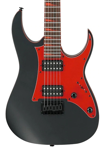 Ibanez Guitarra Eléctrica Grg131dx-bkf Negro Mate Hh Álamo Color Black flat Material del diapasón Amaranto Orientación de la mano Diestro
