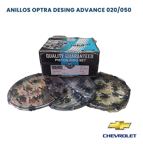 Anillos De Chevrolet Optra Desing Astra Montana 050 (80.5mm)