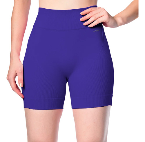 Short Selene Sem Costura Bermuda Fitness Academia Corrida