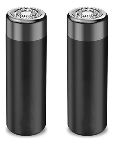 2pcs Bolso De Mini Barbeador Elétrico Portátil Recarregável
