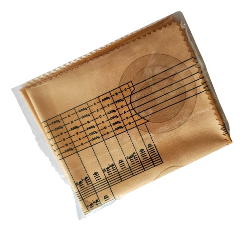 Paño Gamuza Microfibra Con Diseño Notación Musical Guitarra