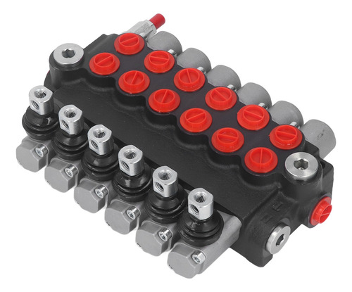 Válvula De Control Del Cargador De Tractor Hidráulico, 6 Bob