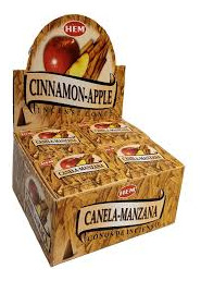 Caja Con 12 Cajas De 10 Conos Hem Manzana Canela Prosperidad