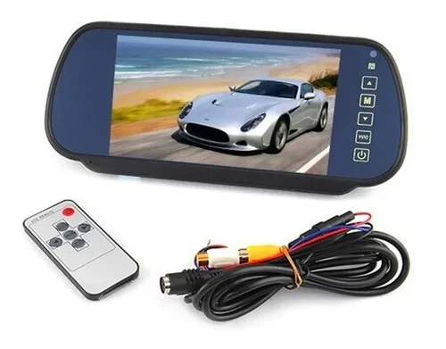 Combo Retrovisor De 7 Pulgadas + Camara De Reversa