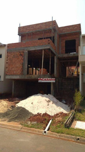 Casa Com 3 Dormitórios À Venda, 259 M² Por R$ 450.000,00 - Condomínio Raizes - Paulínia/sp - Ca0612